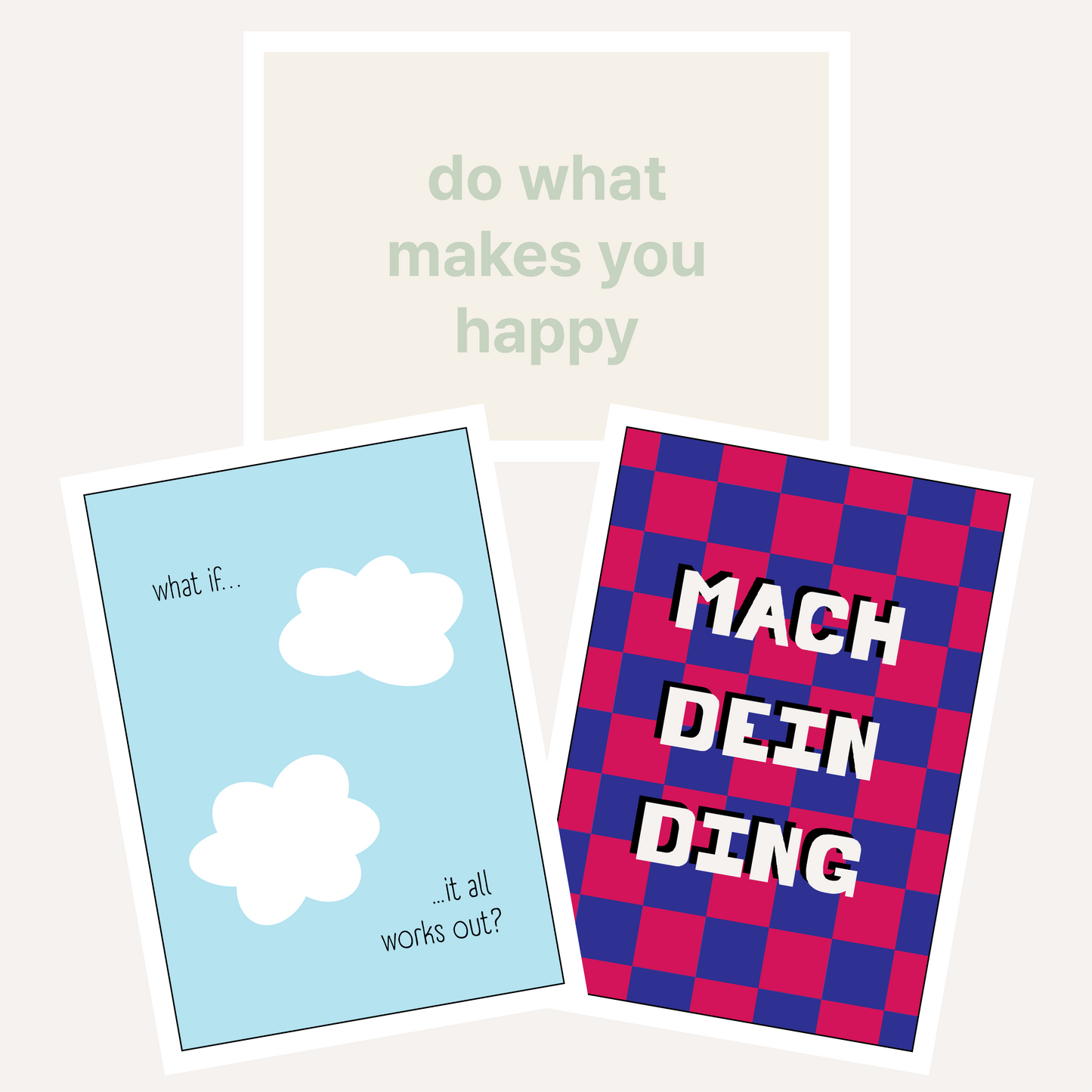 3er daily reminder-Set